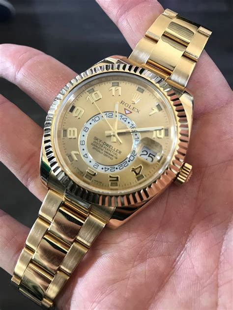 rolex sky dweller yellow gold review|Rolex Sky-Dweller value.